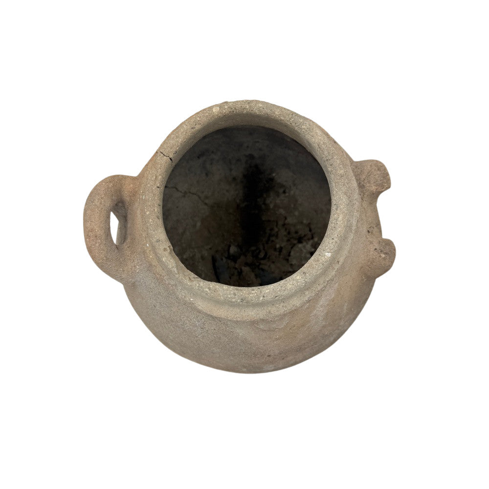 Antique Moroccan Terracotta Vessel - Small - Berbere Imports