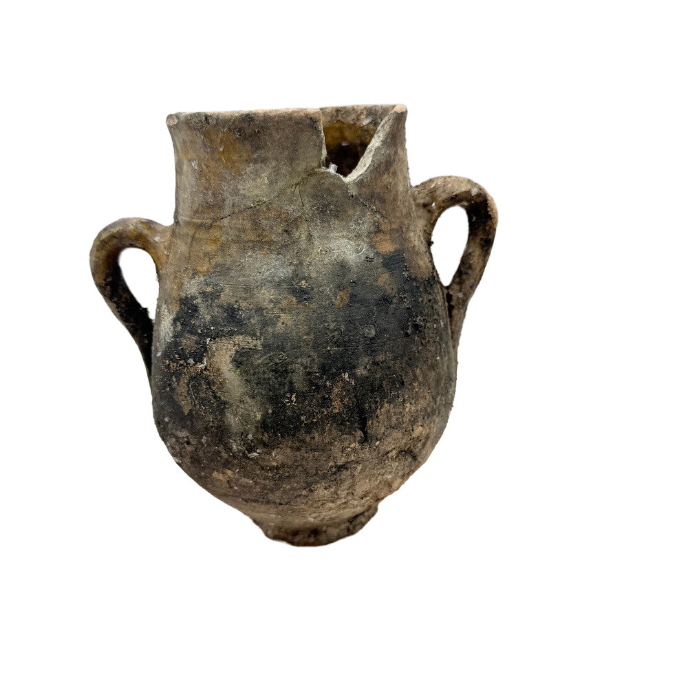 Antique Moroccan Terracotta Vessel - Berbere Imports