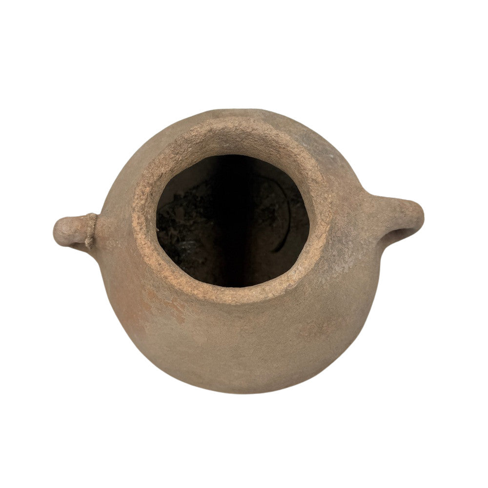 Antique Moroccan Terracotta Vessel - Small - Berbere Imports