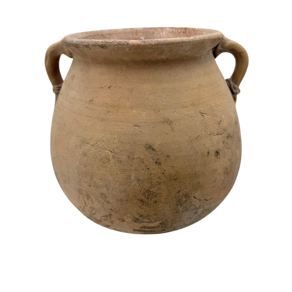 Antique Moroccan Terracotta Vessel - Small - Berbere Imports