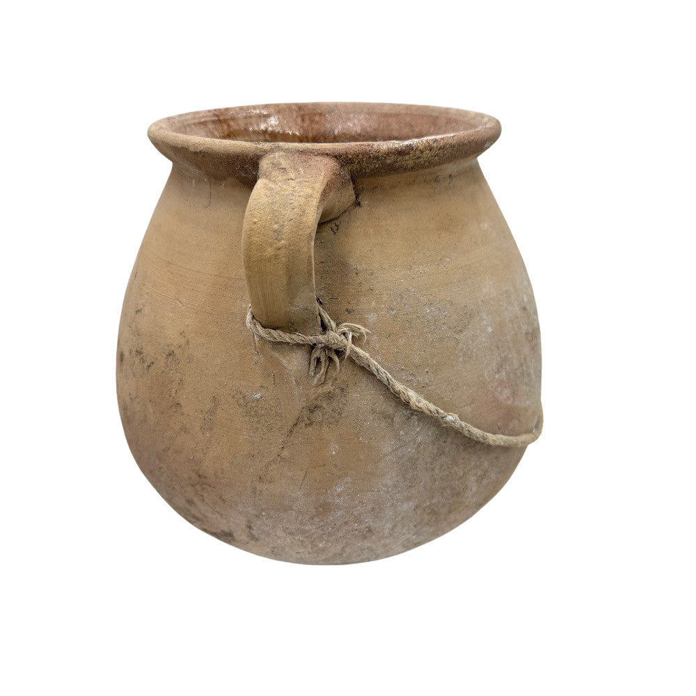 Antique Moroccan Terracotta Vessel - Small - Berbere Imports