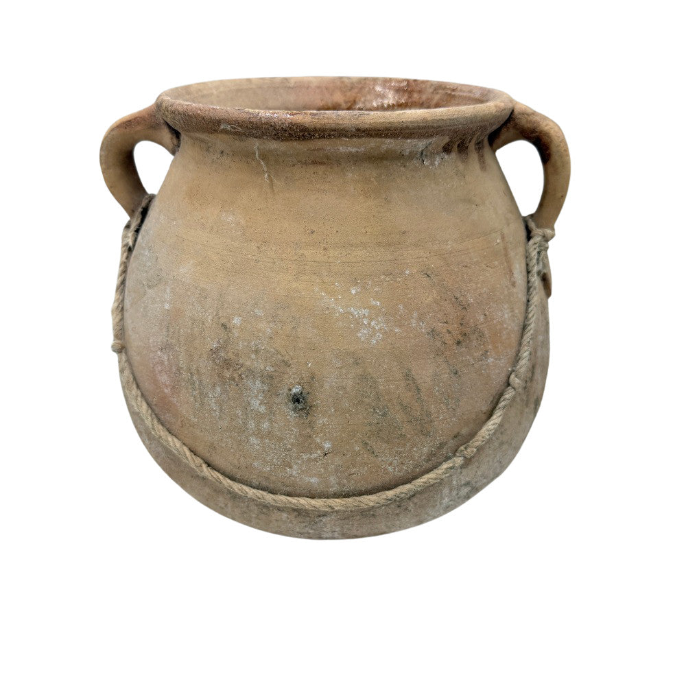 Antique Moroccan Terracotta Vessel - Small - Berbere Imports