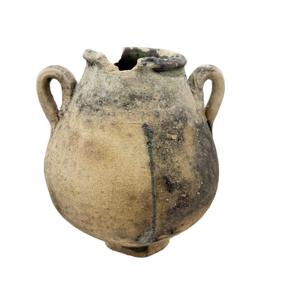 Antique Moroccan Terracotta Vessel - Berbere Imports