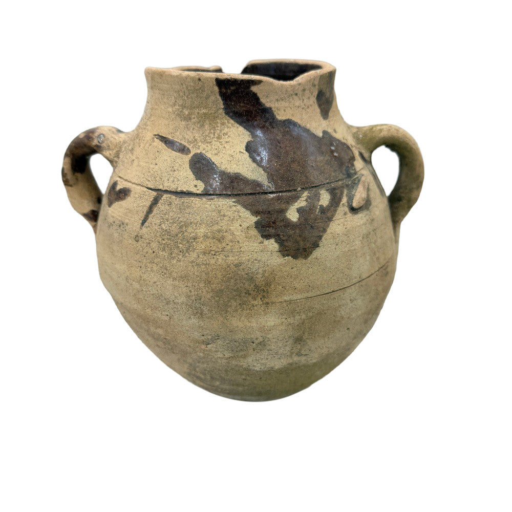 Antique Moroccan Terracotta Vessel - Small - Berbere Imports