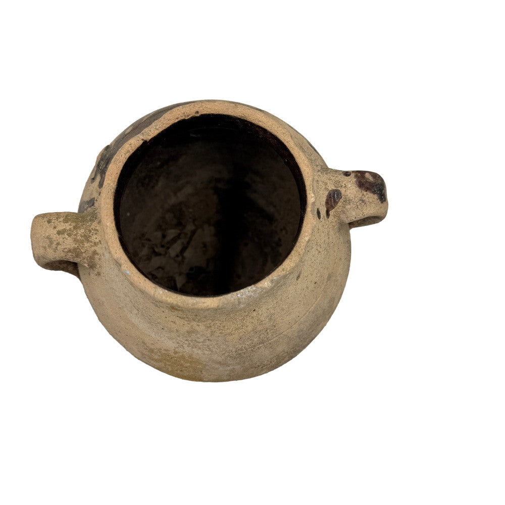 Antique Moroccan Terracotta Vessel - Small - Berbere Imports
