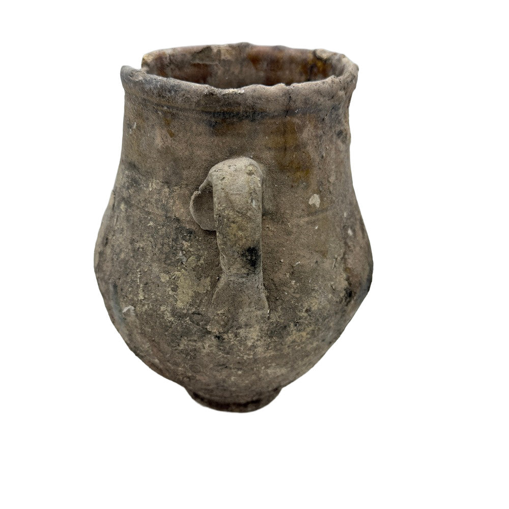 Antique Moroccan Terracotta Vessel - Small - Berbere Imports