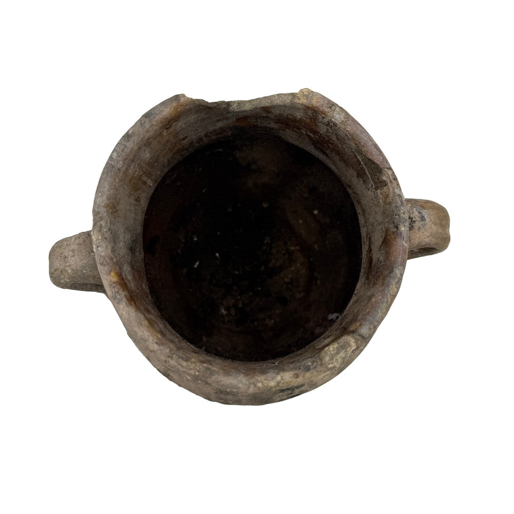 Antique Moroccan Terracotta Vessel - Small - Berbere Imports