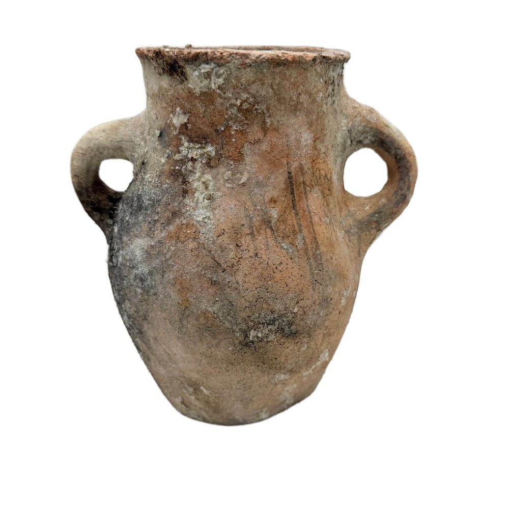 Antique Moroccan Terracotta Vessel - Small - Berbere Imports