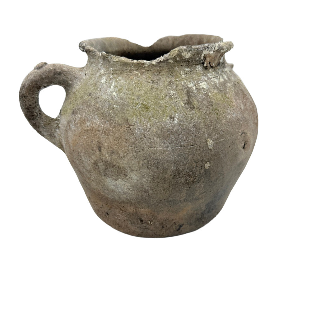 Antique Moroccan Terracotta Vessel - Small - Berbere Imports