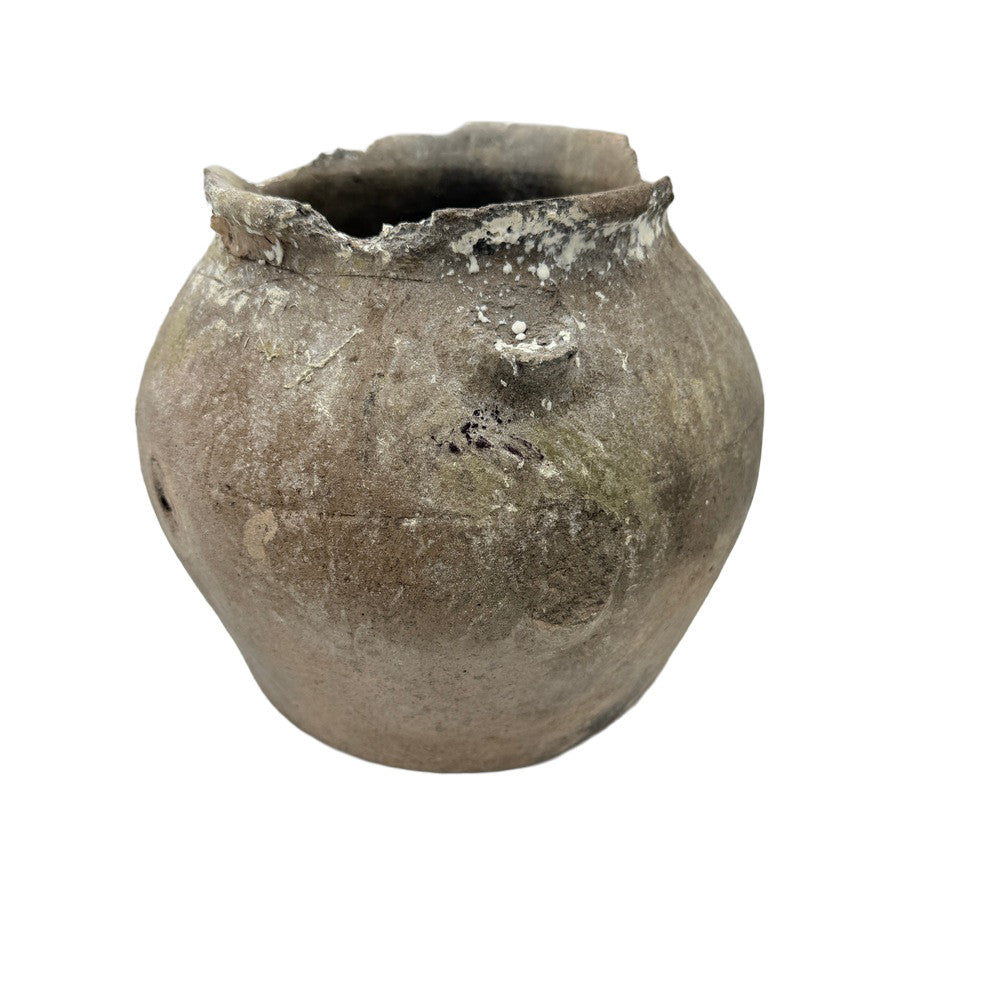 Antique Moroccan Terracotta Vessel - Small - Berbere Imports