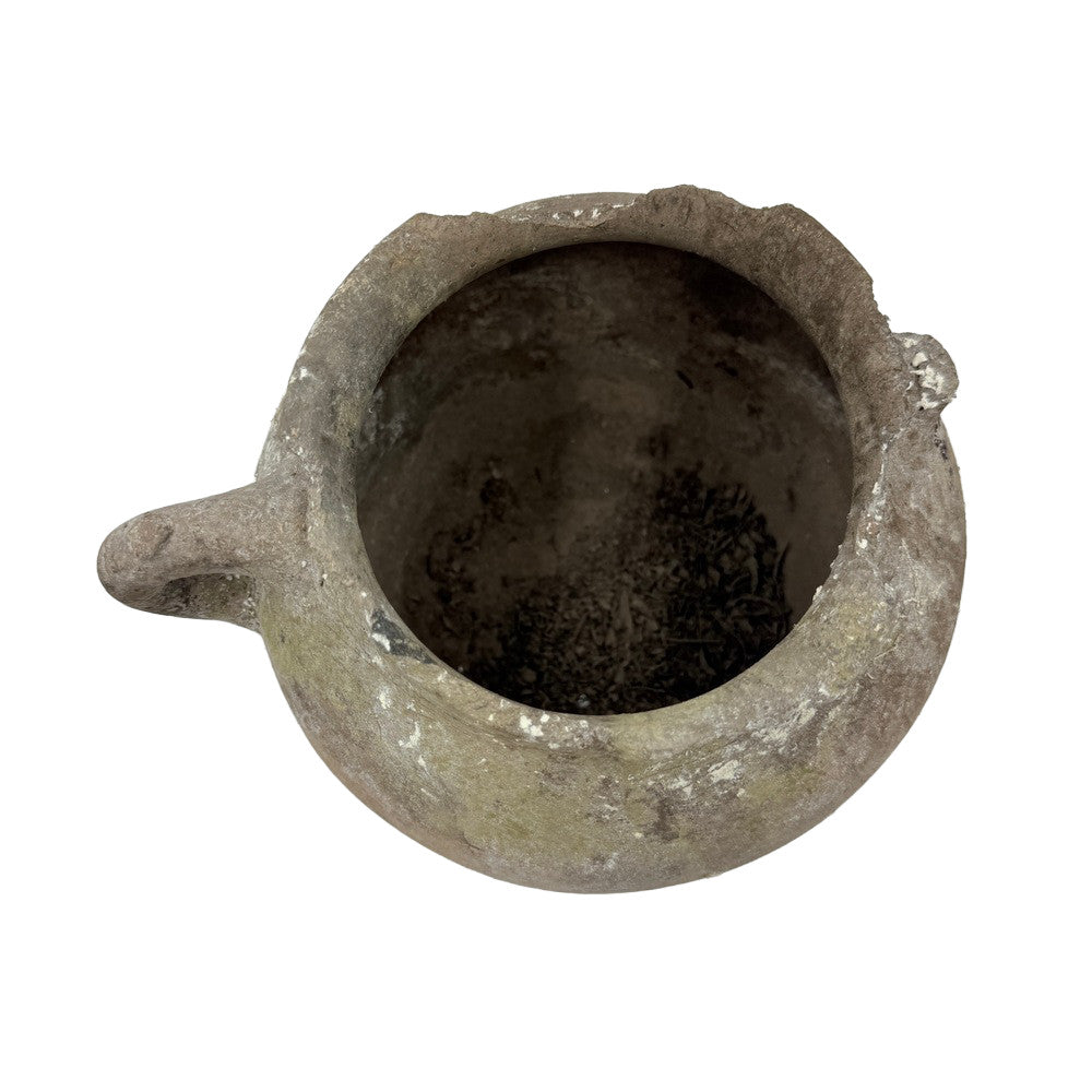 Antique Moroccan Terracotta Vessel - Small - Berbere Imports