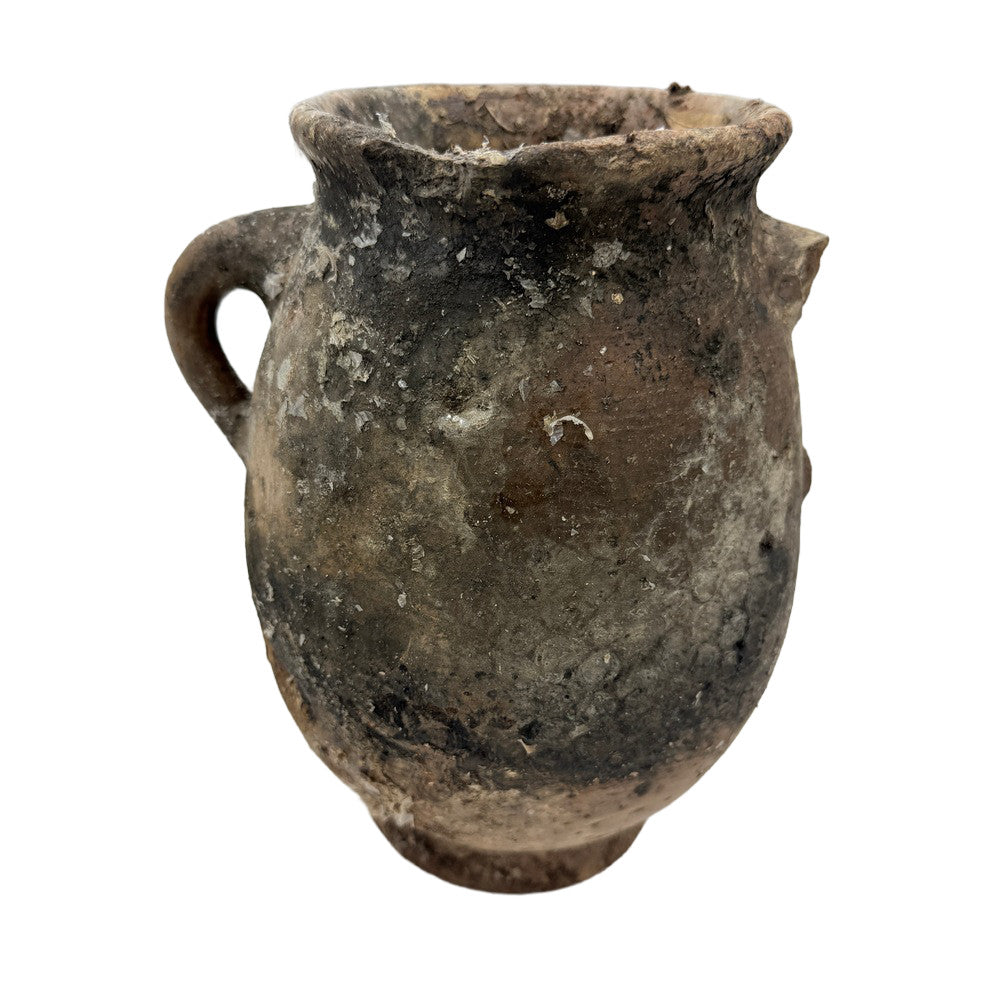 Antique Moroccan Terracotta Vessel - Small - Berbere Imports