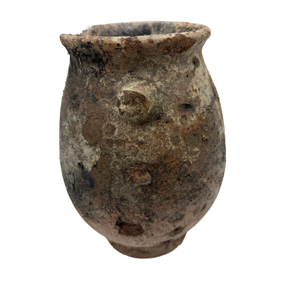 Antique Moroccan Terracotta Vessel - Small - Berbere Imports