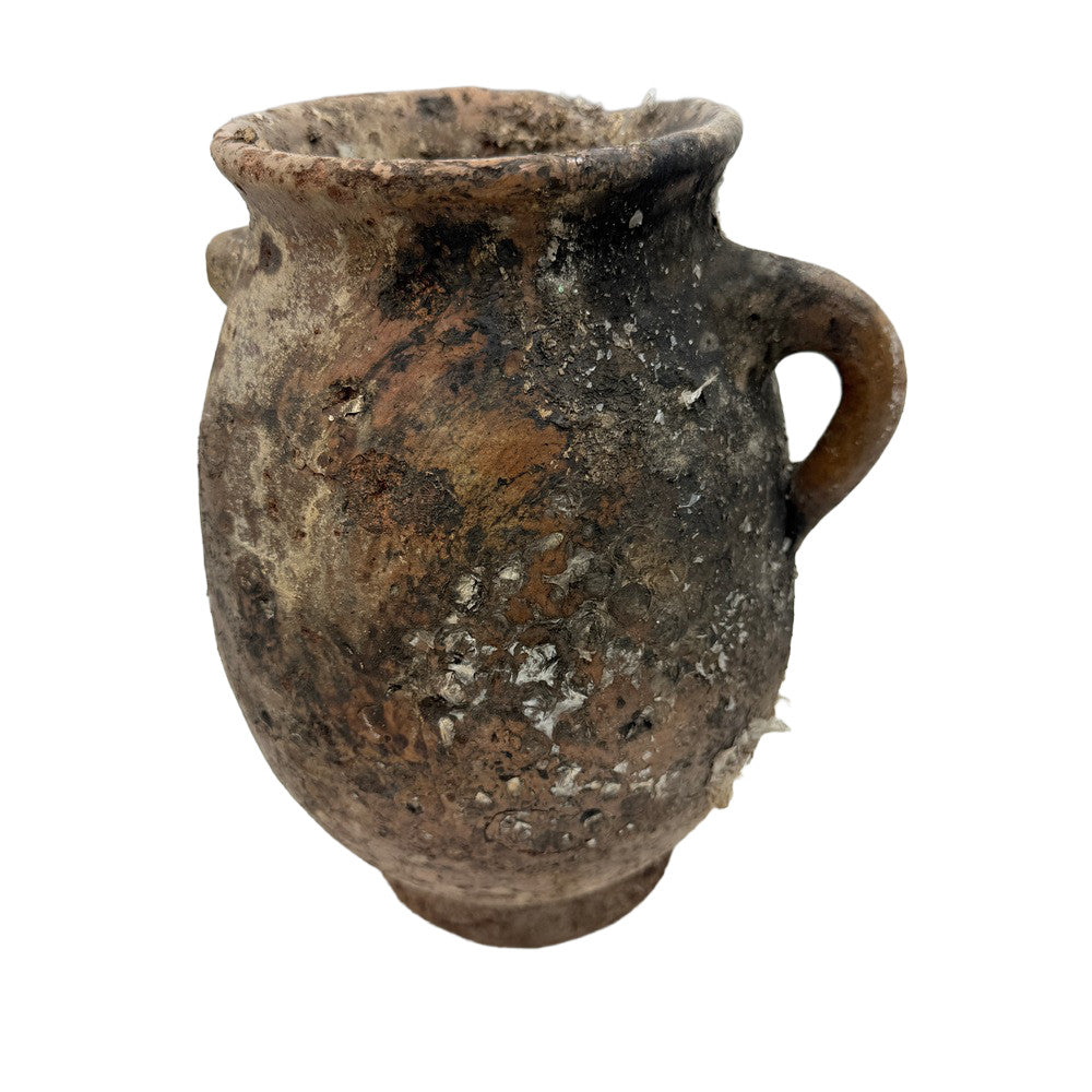 Antique Moroccan Terracotta Vessel - Small - Berbere Imports
