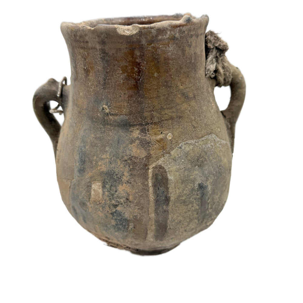 Antique Moroccan Terracotta Vessel - Small - Berbere Imports