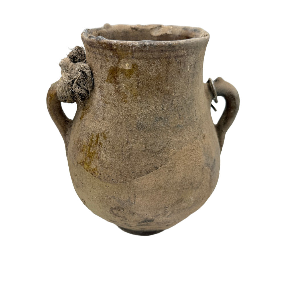 Antique Moroccan Terracotta Vessel - Small - Berbere Imports