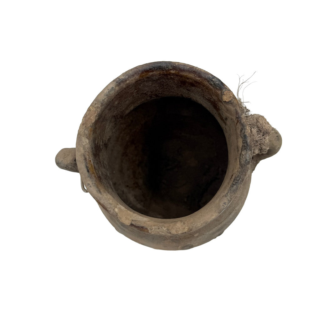 Antique Moroccan Terracotta Vessel - Small - Berbere Imports