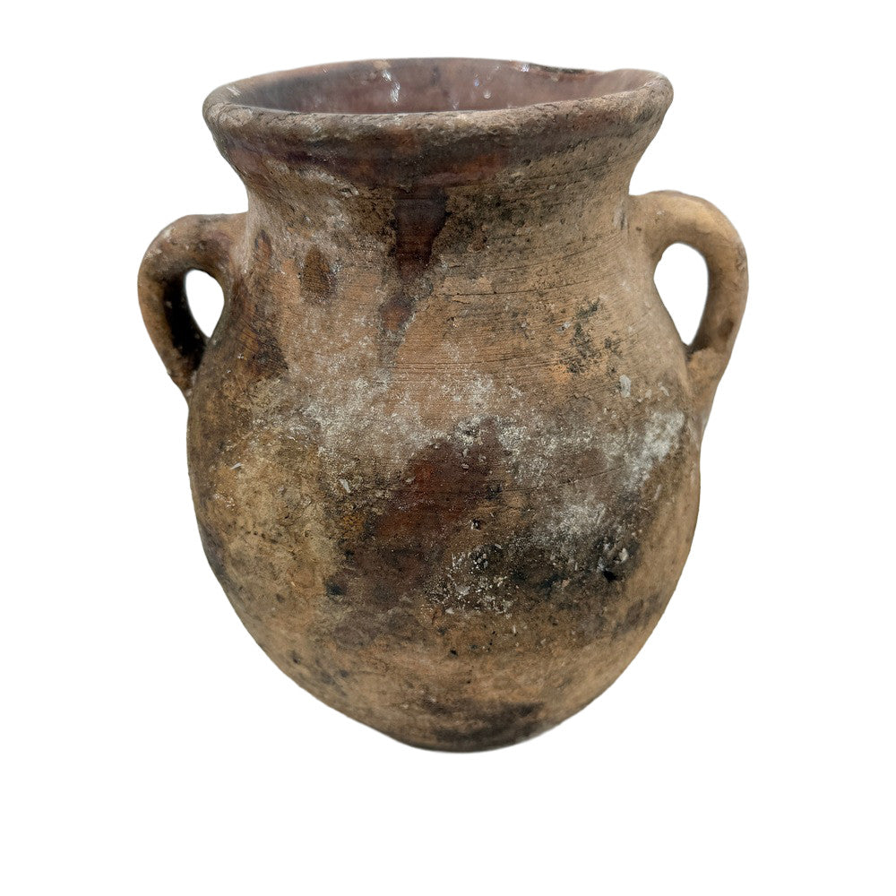 Antique Moroccan Terracotta Vessel - Small - Berbere Imports