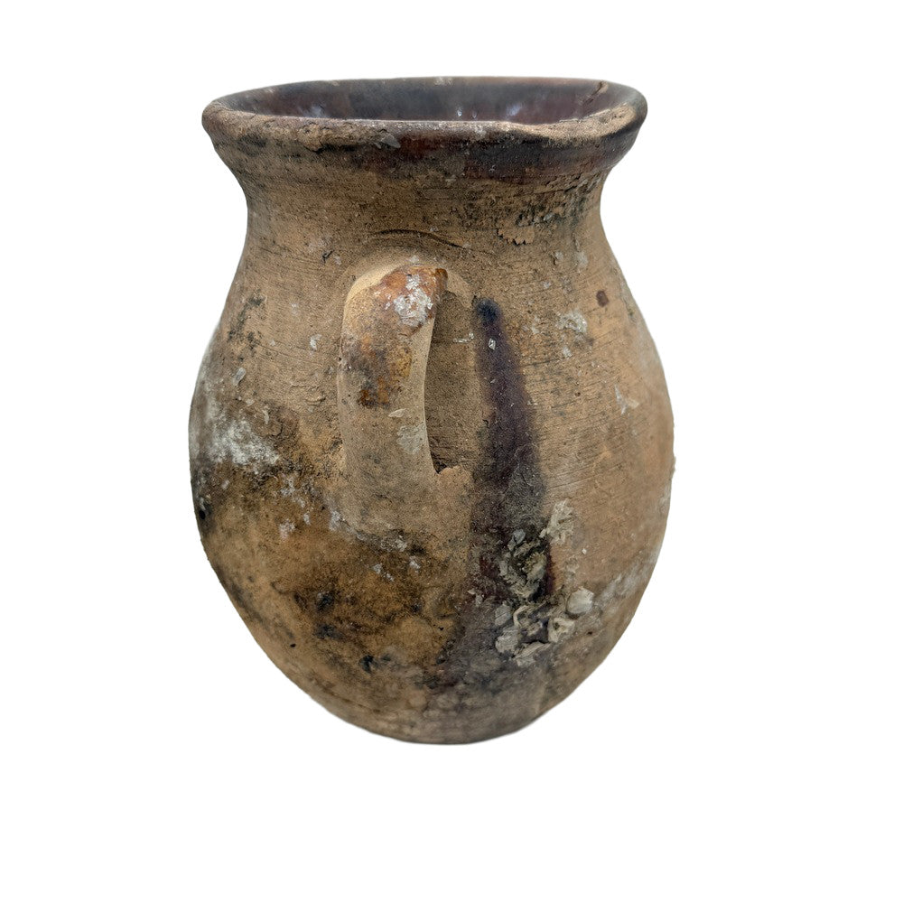 Antique Moroccan Terracotta Vessel - Small - Berbere Imports