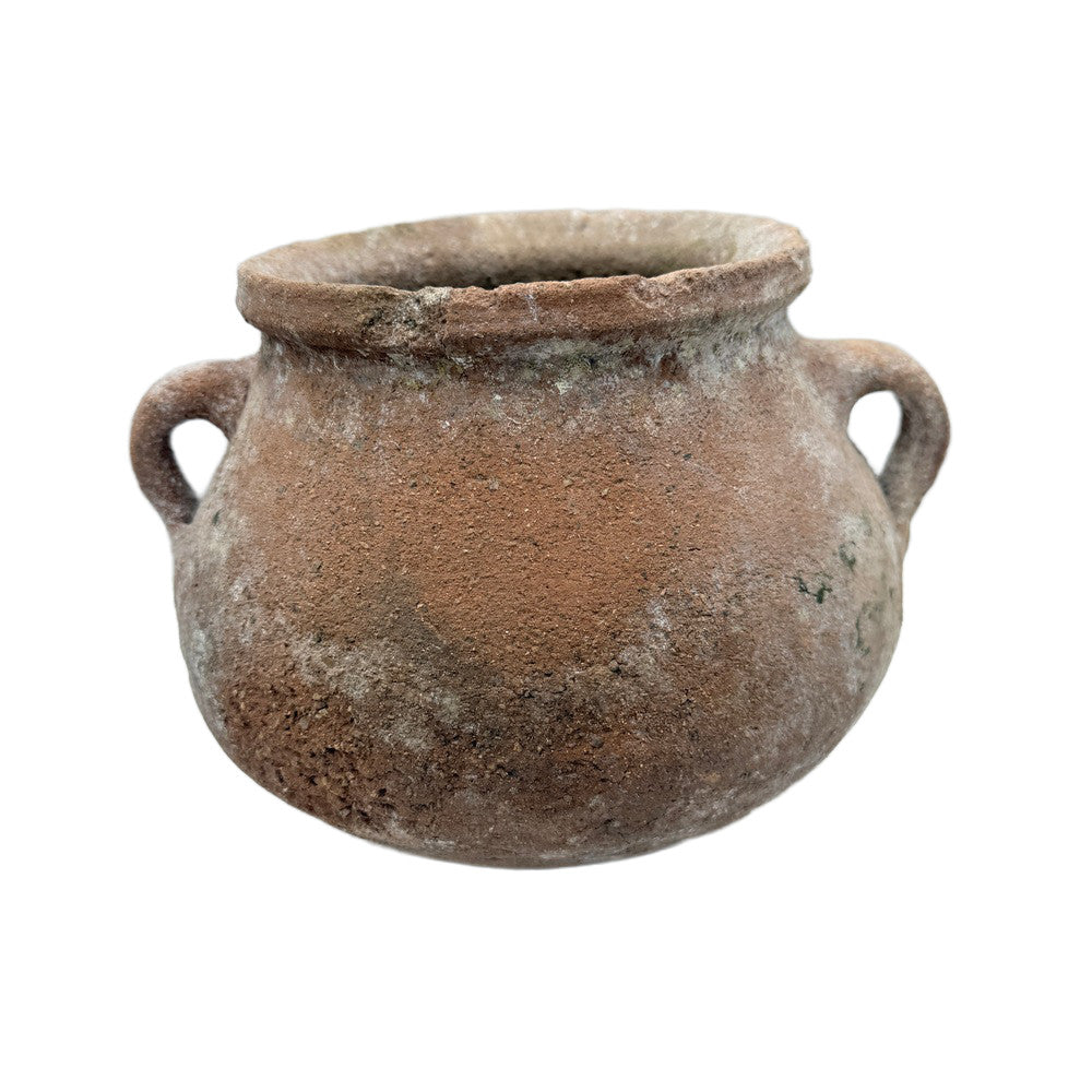 Antique Moroccan Terracotta Vessel - Small - Berbere Imports