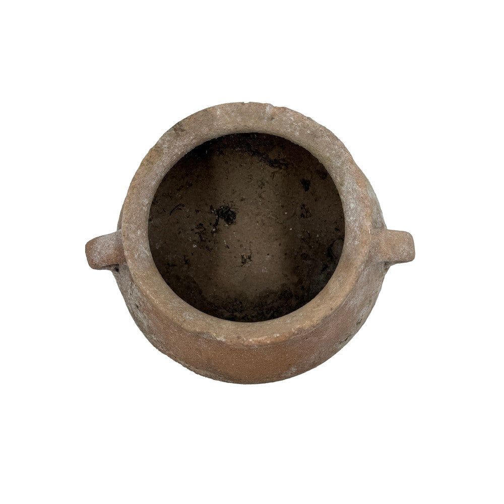 Antique Moroccan Terracotta Vessel - Small - Berbere Imports