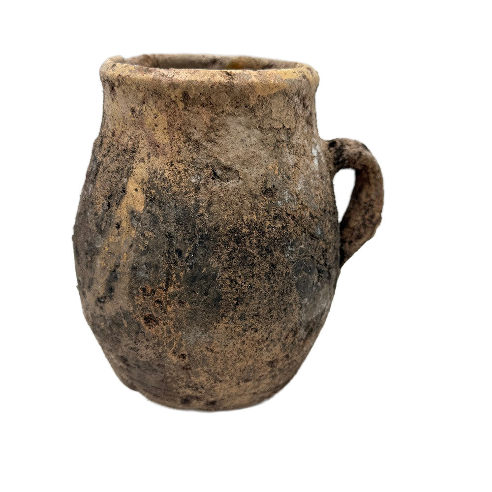 Antique Moroccan Terracotta Vessel - Small - Berbere Imports