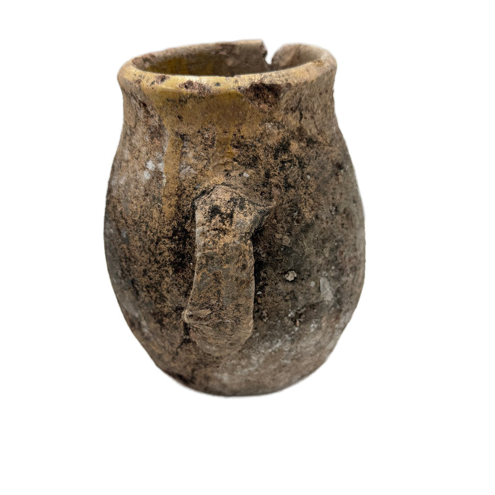 Antique Moroccan Terracotta Vessel - Small - Berbere Imports