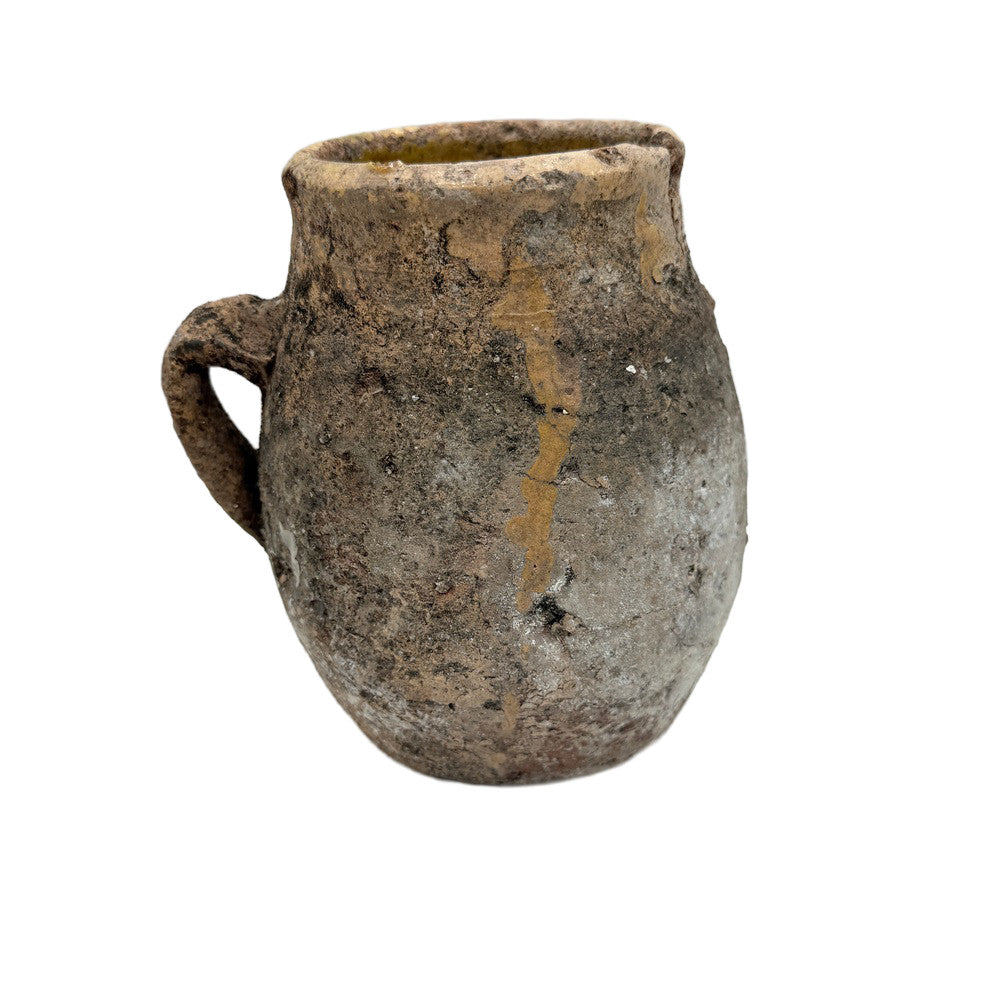 Antique Moroccan Terracotta Vessel - Small - Berbere Imports