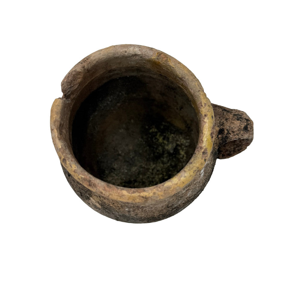 Antique Moroccan Terracotta Vessel - Small - Berbere Imports
