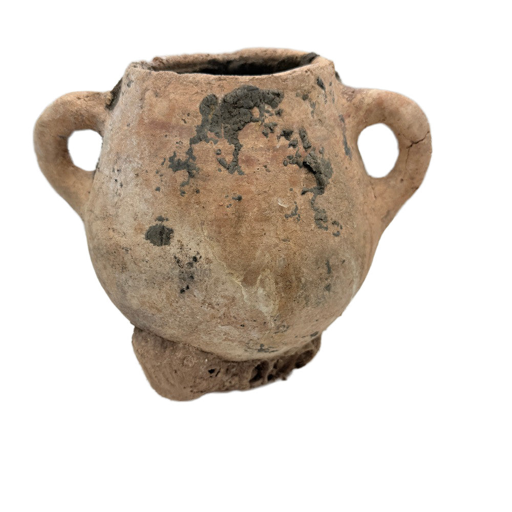 Antique Moroccan Terracotta Vessel - Small - Berbere Imports