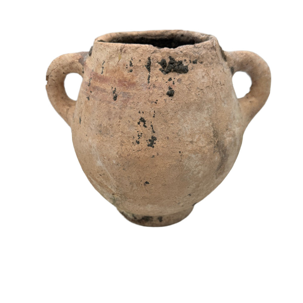 Antique Moroccan Terracotta Vessel - Small - Berbere Imports