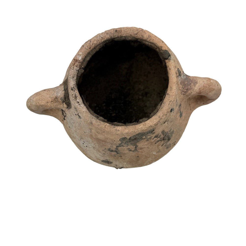 Antique Moroccan Terracotta Vessel - Small - Berbere Imports