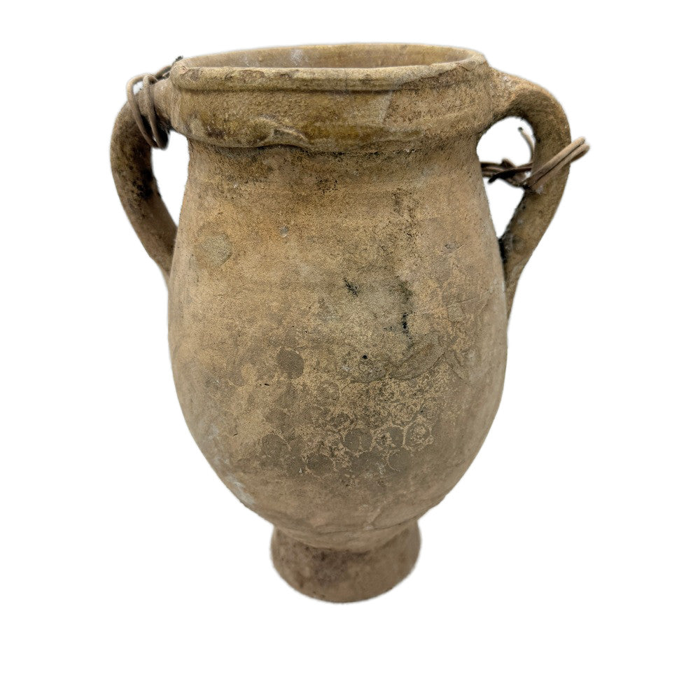 Antique Moroccan Terracotta Vessel - Small - Berbere Imports
