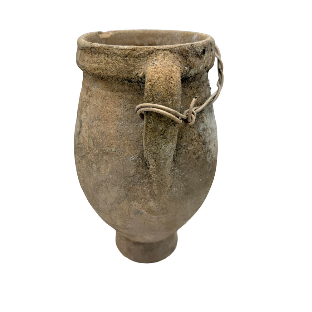 Antique Moroccan Terracotta Vessel - Small - Berbere Imports