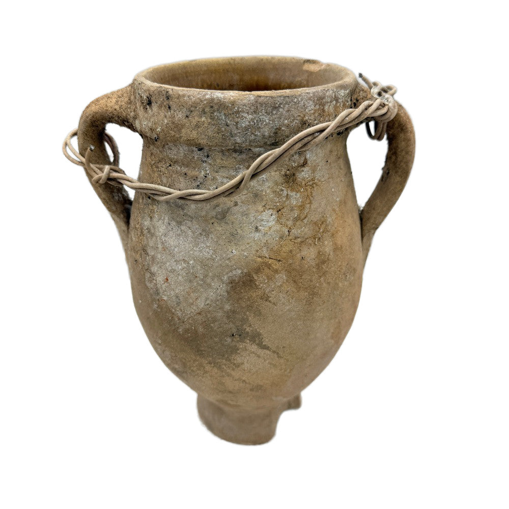 Antique Moroccan Terracotta Vessel - Small - Berbere Imports