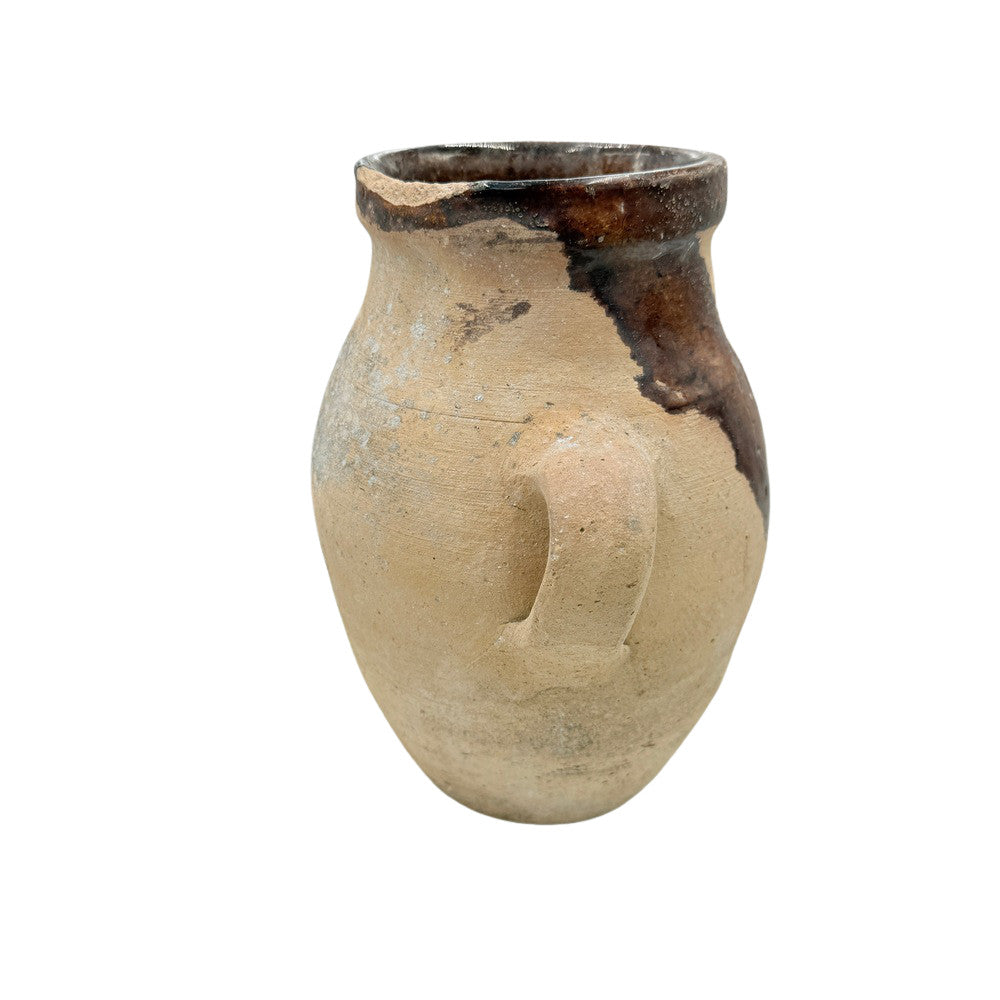 Antique Moroccan Terracotta Vessel - Small - Berbere Imports