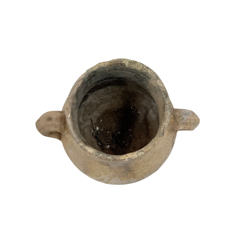 Antique Moroccan Terracotta Vessel - Small - Berbere Imports