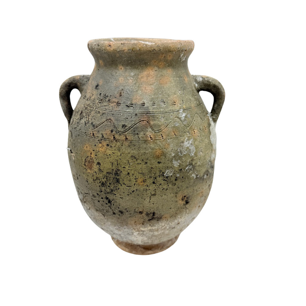 Antique Moroccan Terracotta Vessel - Small - Berbere Imports