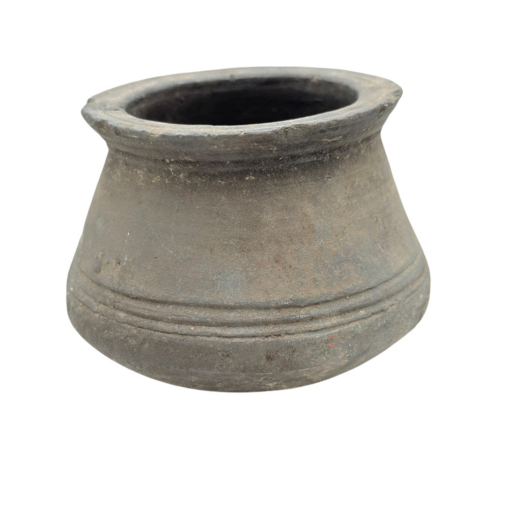 Indian Gray Clay Pot - Berbere Imports