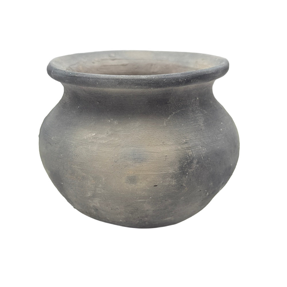 Indian Gray Clay Pot - Berbere Imports
