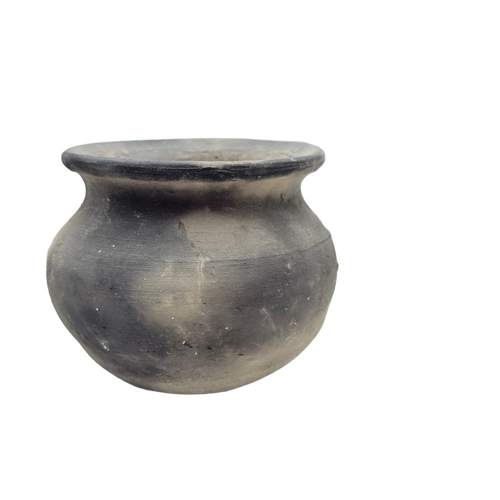 Indian Gray Clay Pot - Berbere Imports
