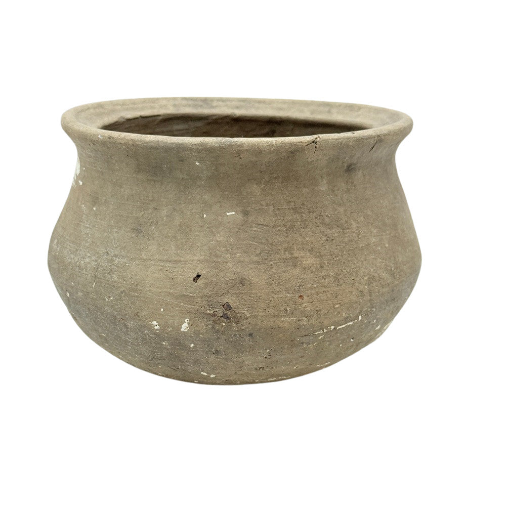 Indian Gray Clay Pot - Berbere Imports