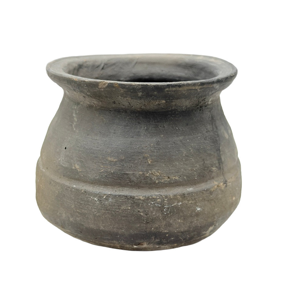 Indian Gray Clay Pot - Berbere Imports