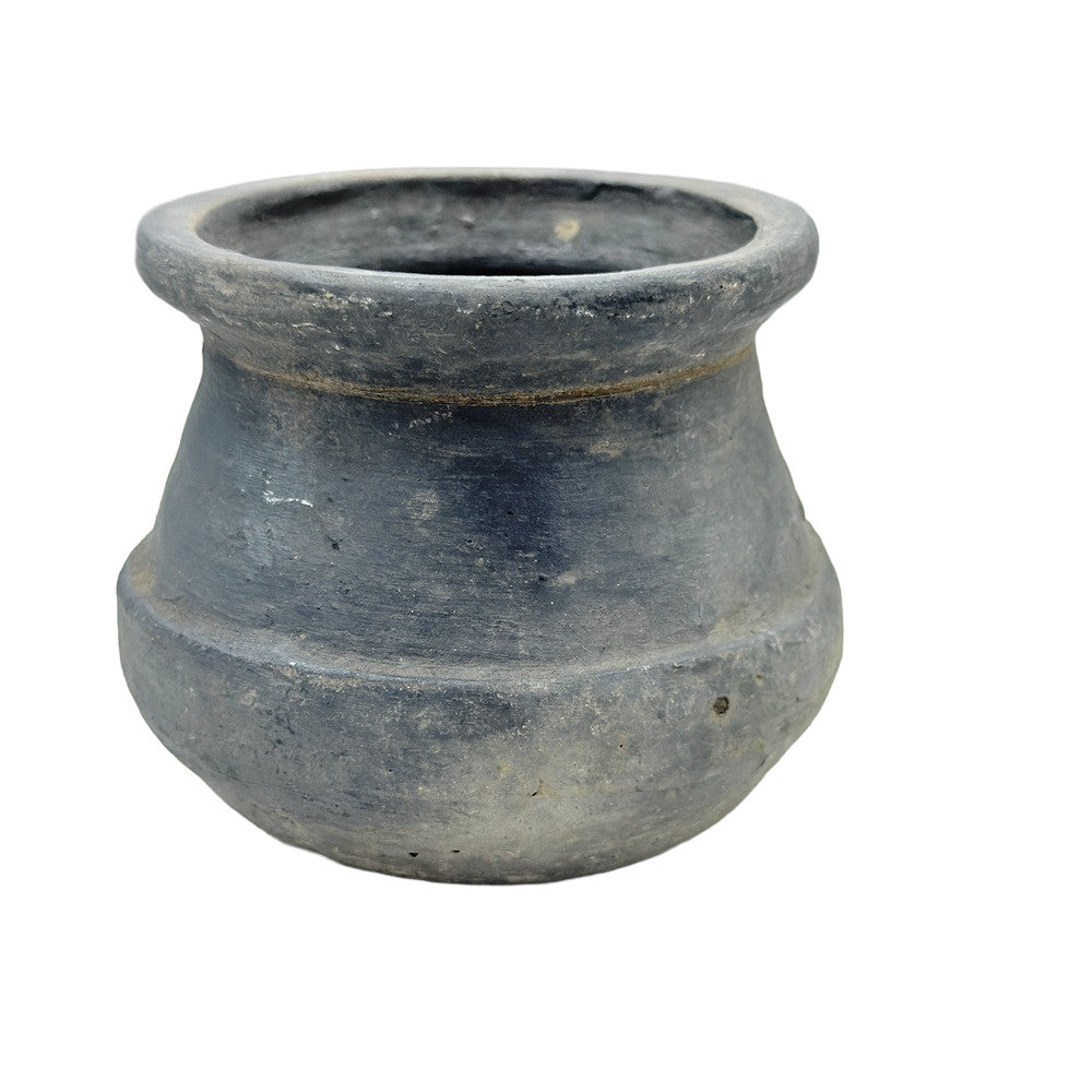 Indian Gray Clay Pot - Berbere Imports