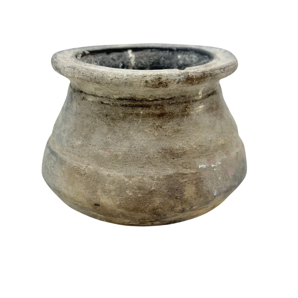 Indian Grey Clay Pot - Berbere Imports