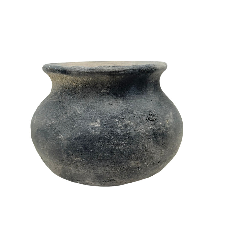 Indian Gray Clay Pot - Berbere Imports