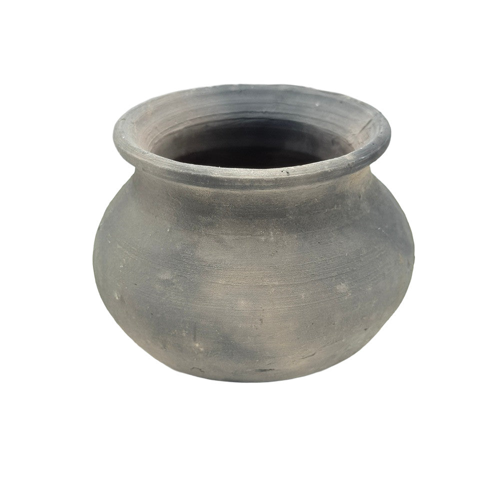 Indian Grey Clay Pot - Berbere Imports