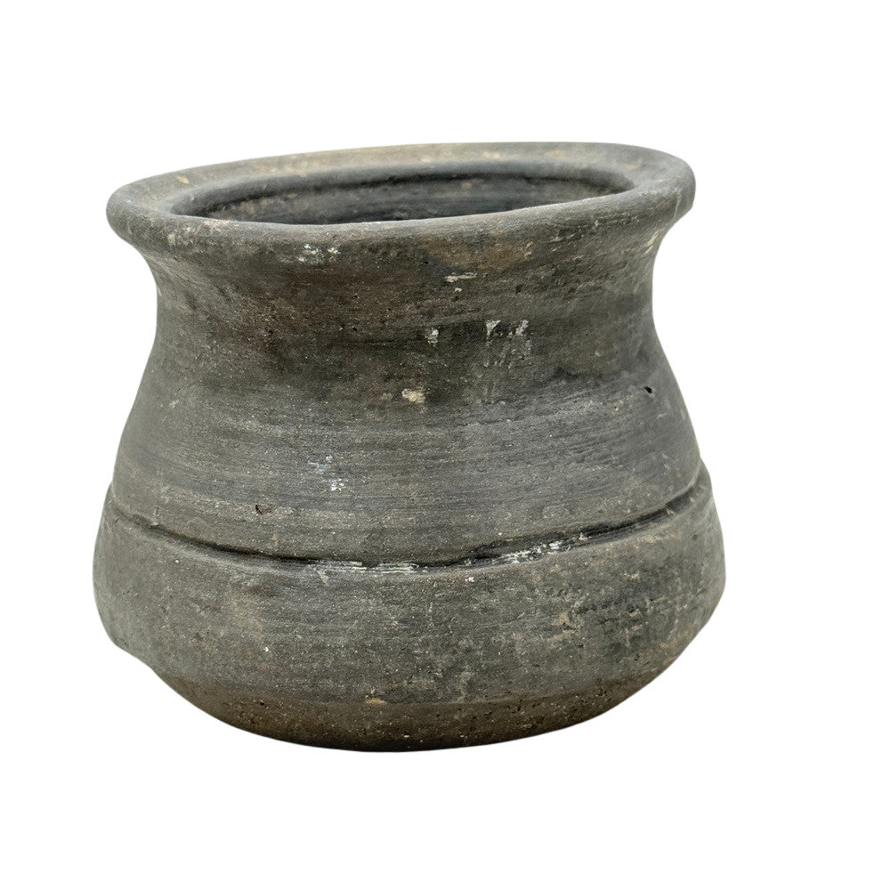 Indian Gray Clay Pot - Berbere Imports