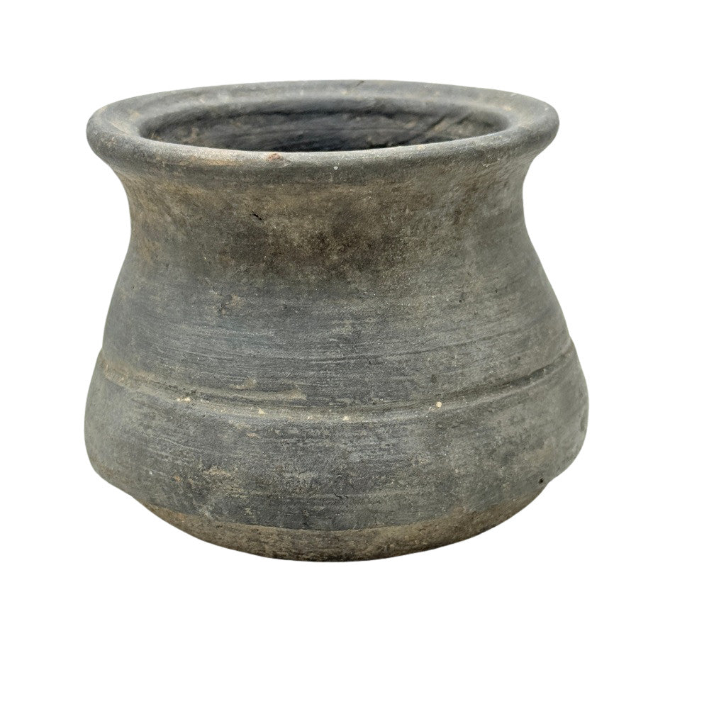 Indian Grey Clay Pot - Berbere Imports