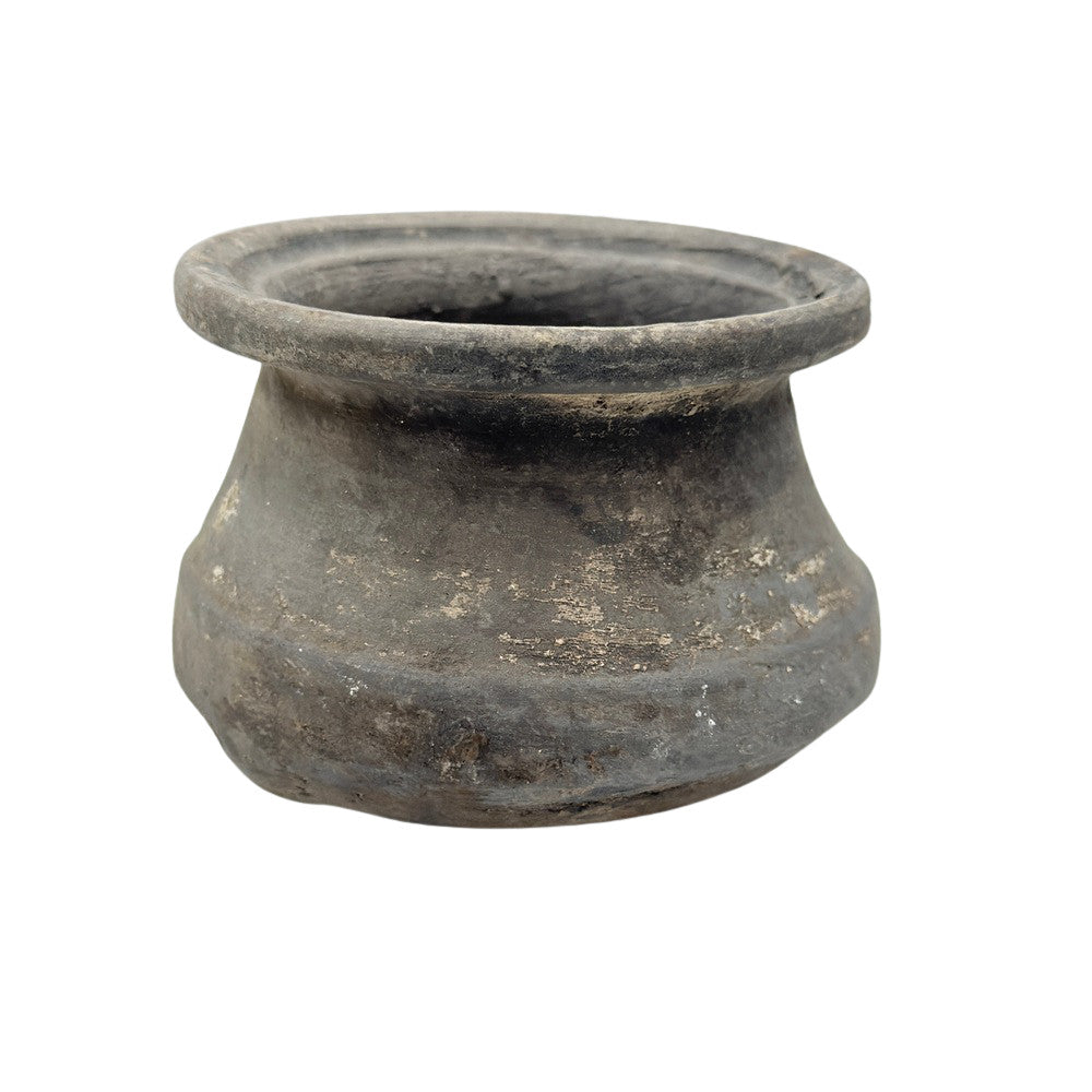 Indian Gray Clay Pot - Berbere Imports